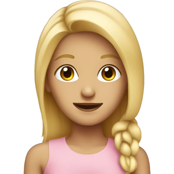 Blonde girl  emoji