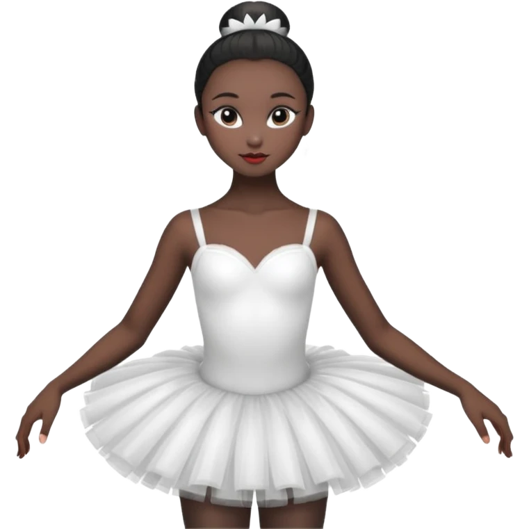 Black swan ballerina emojie emoji