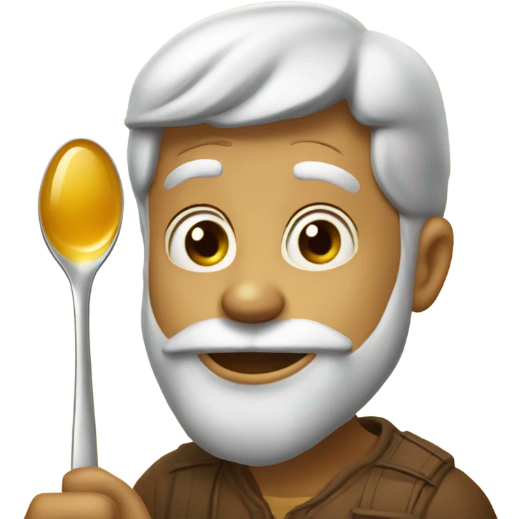 Man sucking honey  emoji