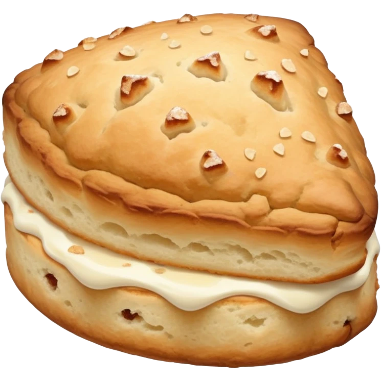 beige scone emoji