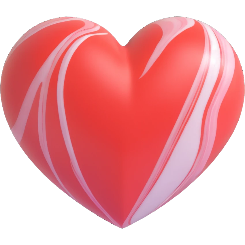 marble heart emoji
