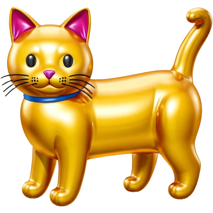  SPAM meat jeff koons style inflatable cat sculpture  emoji
