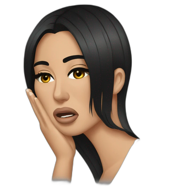 Kim kardashian crying emoji