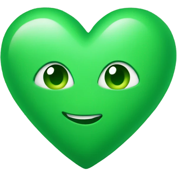 Green heart emoji