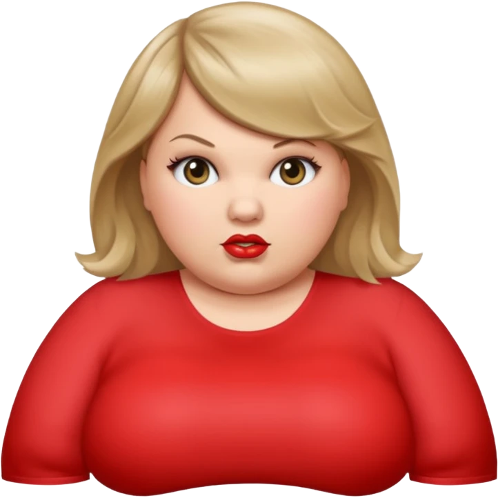Taylor swift obesity  bigger bigger bigest take up the full screen  dying emoji