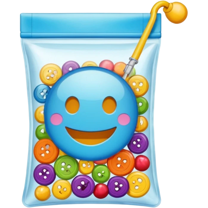 happy zip lock with pounder  emoji
