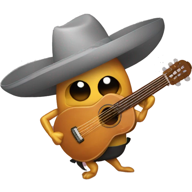 Cucaracha mariachi enfadada emoji
