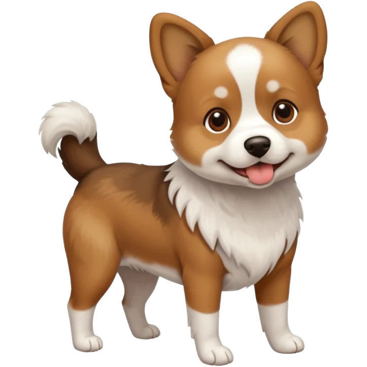 full body view dog emoji