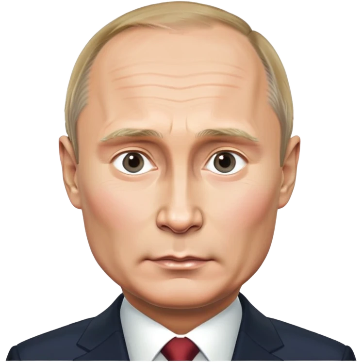 Vladimir Putin portrait emoji