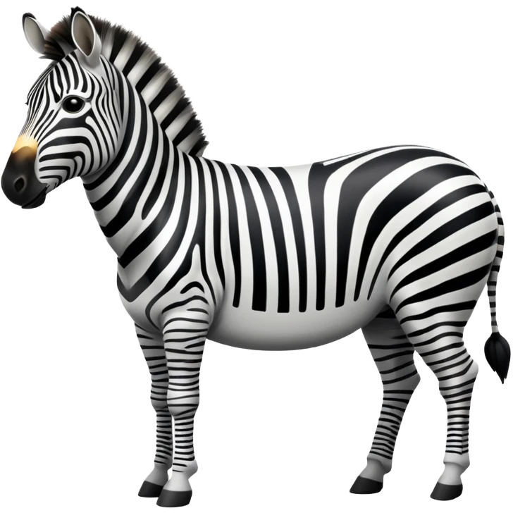 A zebra emoji