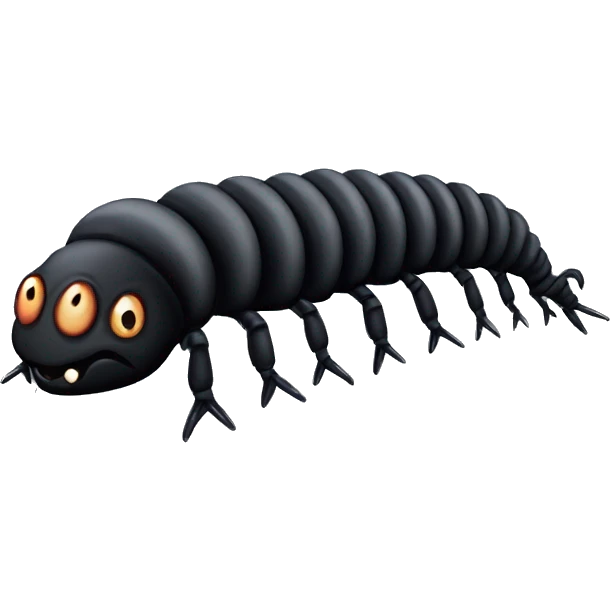 Gothic centipede emoji