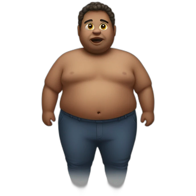 fat person emoji