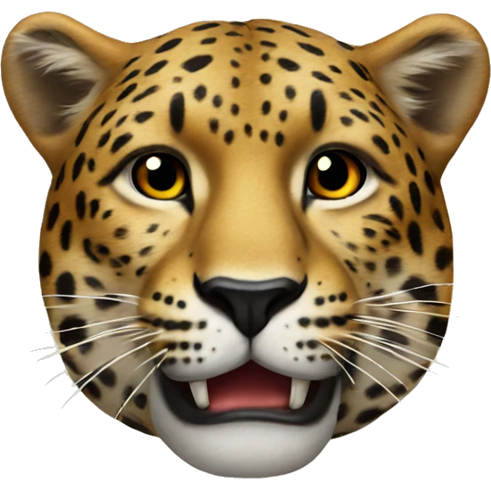 leopardo con cigarro emoji