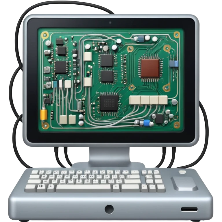 crazy computer emoji