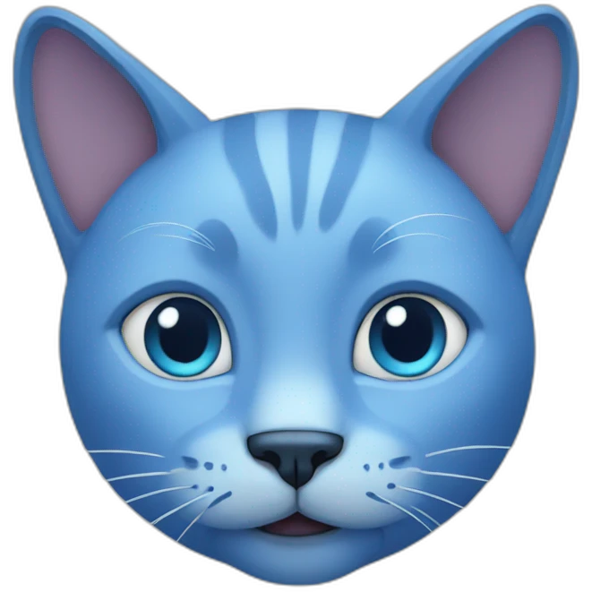 blue cat emoji