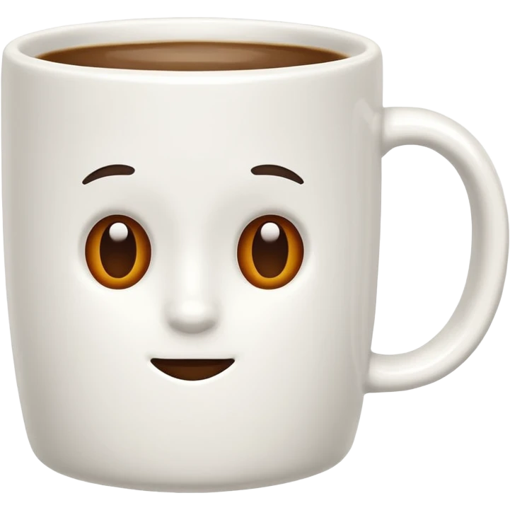 White coffee mug emoji