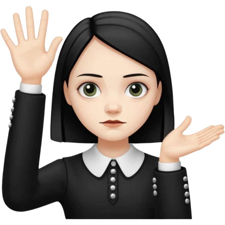 emoji hand Wednesday emoji
