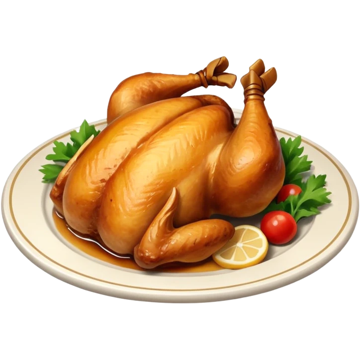meal with chicken emoji