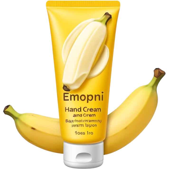 banana hand cream emoji