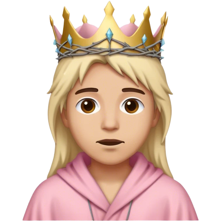 Rosa pastel Jesús  emoji