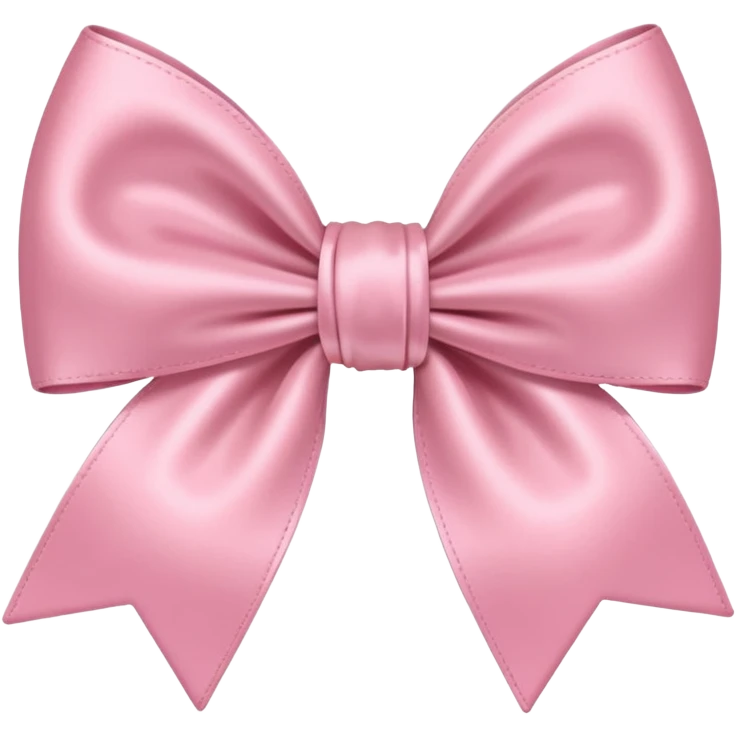 Pastel pink bow emoji
