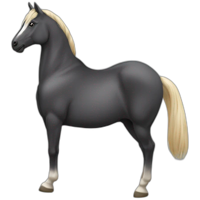 Cheval sur humain emoji