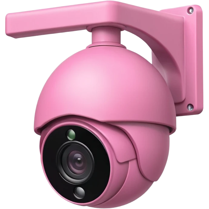 Security Camera pink  emoji