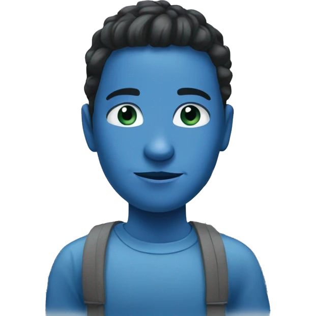Avatar blue people emoji