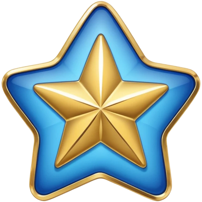 Verified badge with star edge emoji