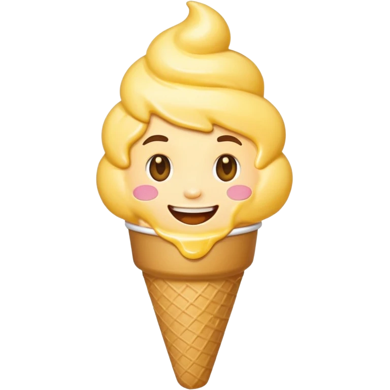 emoji eating icecream emoji