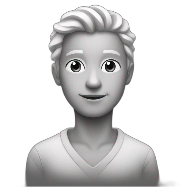 grayscale like emoji