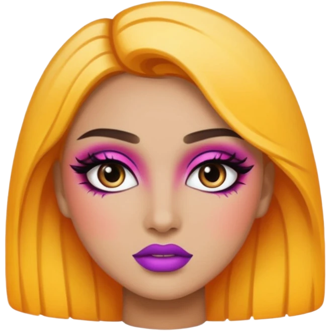 Makeup cool emoji