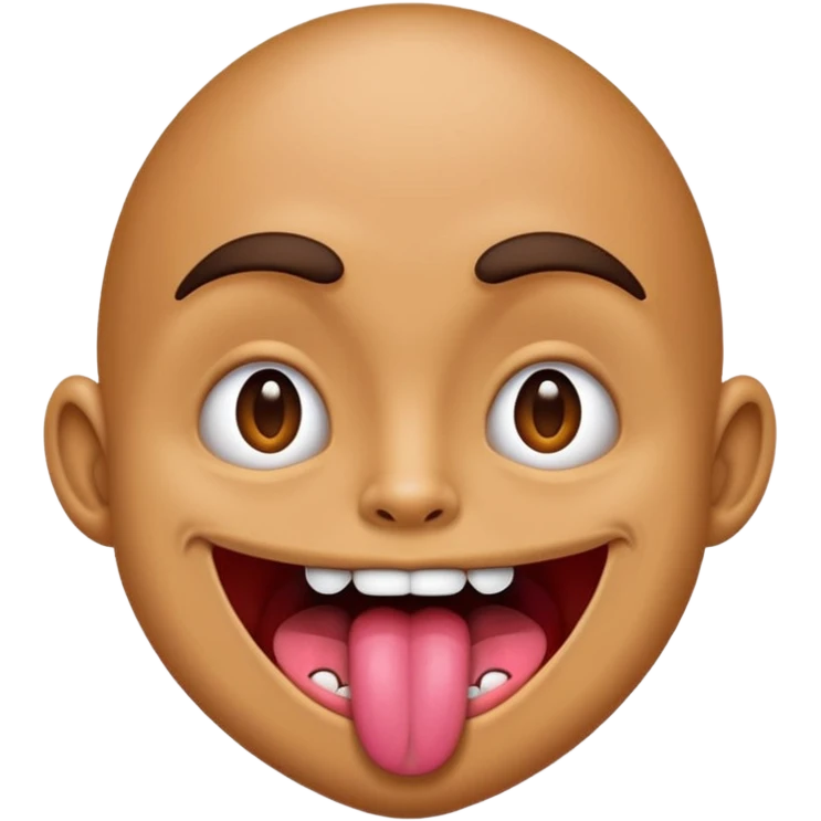 tongue out in freak way  emoji