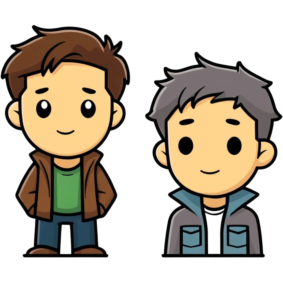 Sam and Dean from supernatural emoji