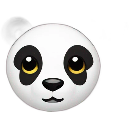 Panda flower emoji