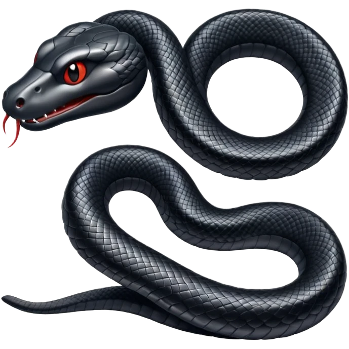 Black snake emoji