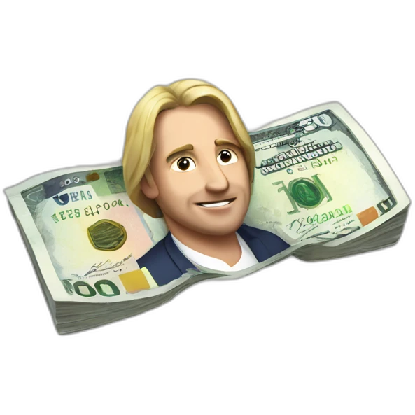 Faux billets euros emoji