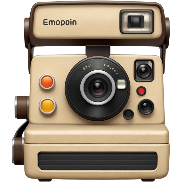 camera vintage instantanea emoji