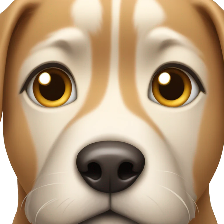 dog looking at you emoji