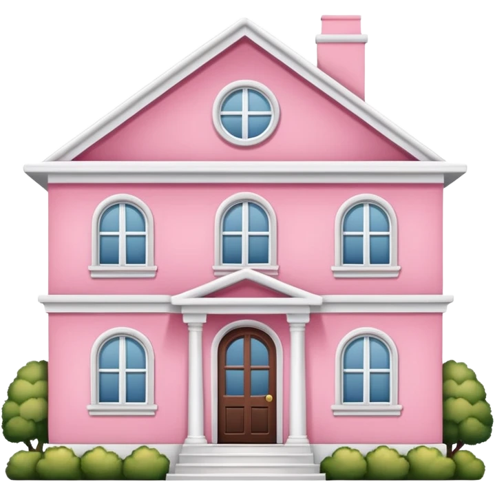 Imóveis rosa emoji