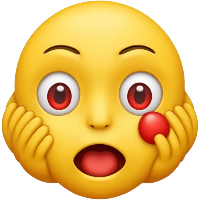 yellow emoji choking himself out emoji