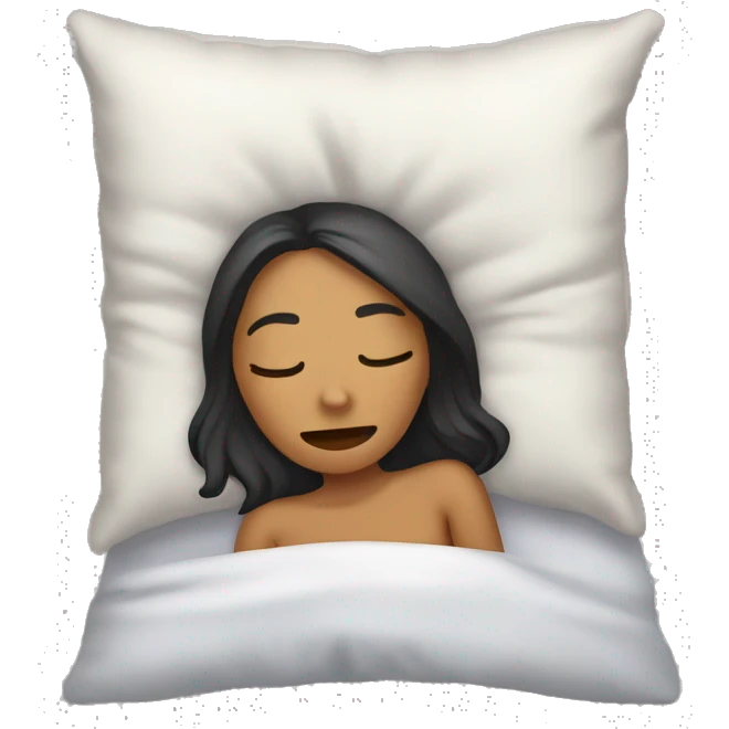 mujer dormida  emoji