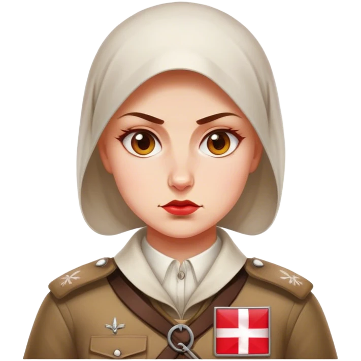 polish patriot woman nationalist emoji