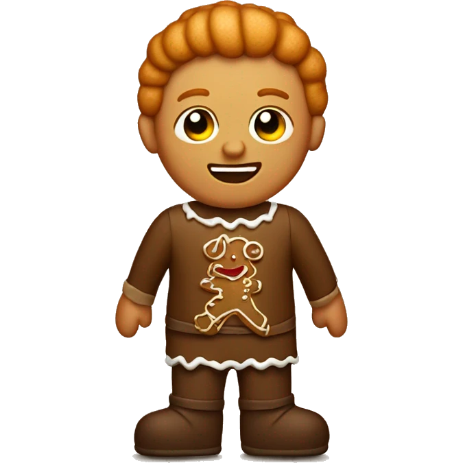 Ginger bread man emoji
