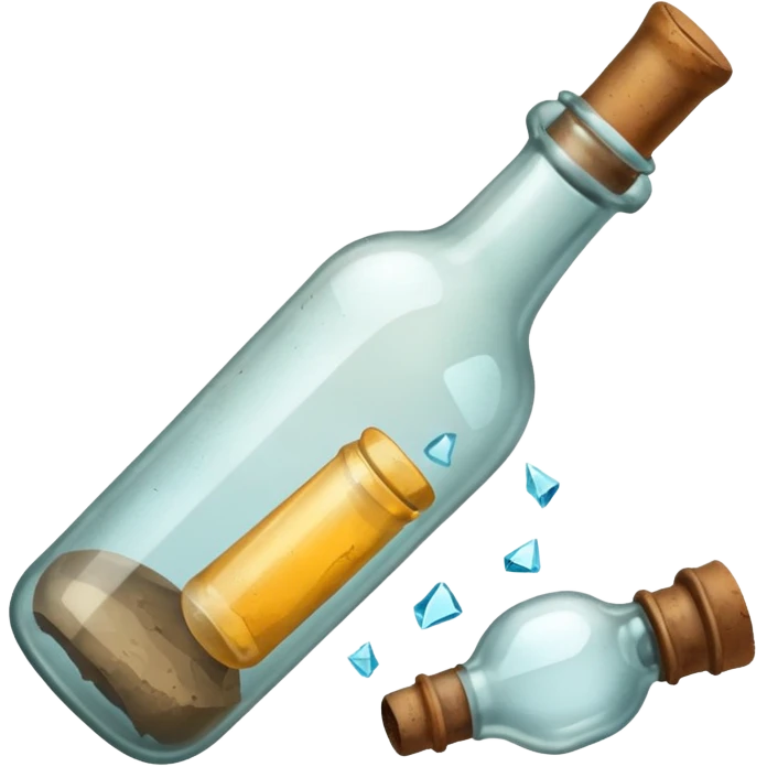 Message Bottles, broken emoji