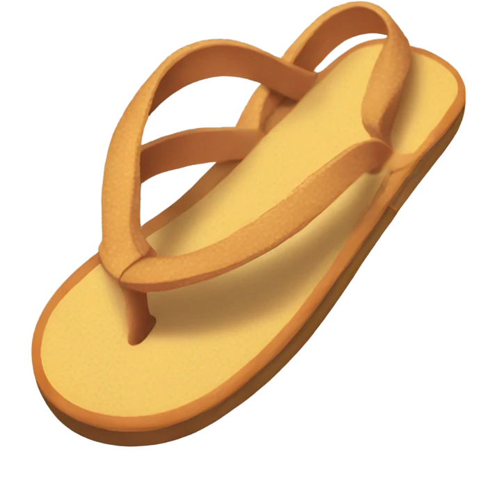 A flip flop with teeth  emoji