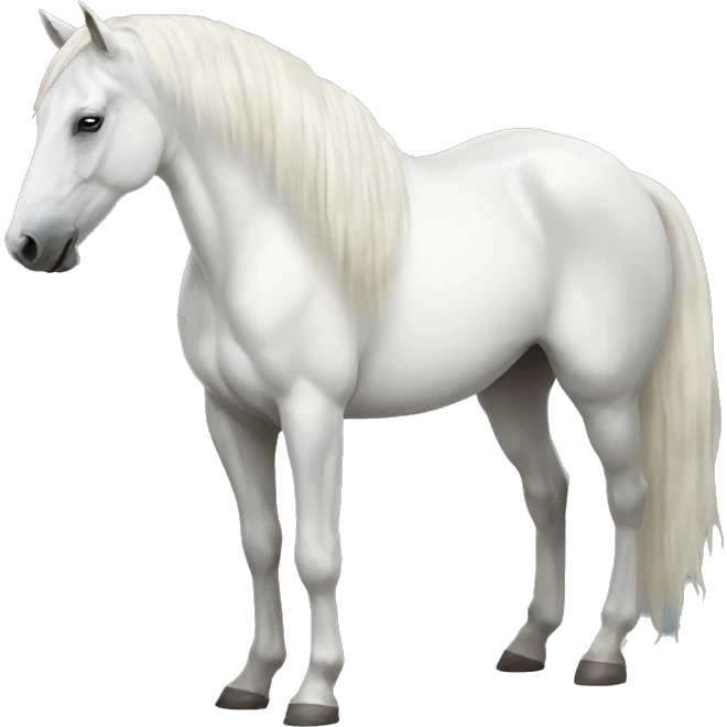 White horse diety emoji
