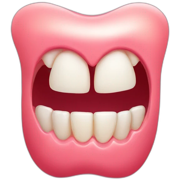 flushed-teeth-teeth-teeth emoji