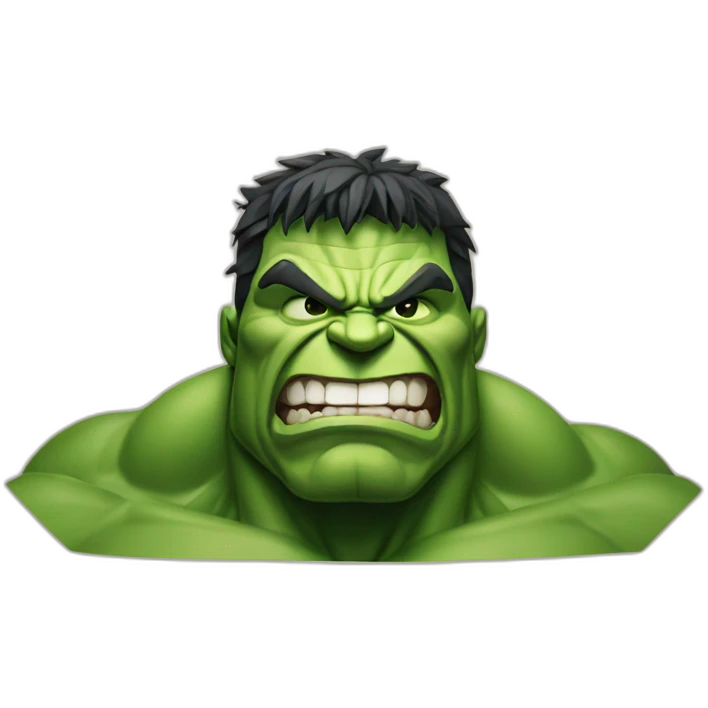 realistic Hulk emoji