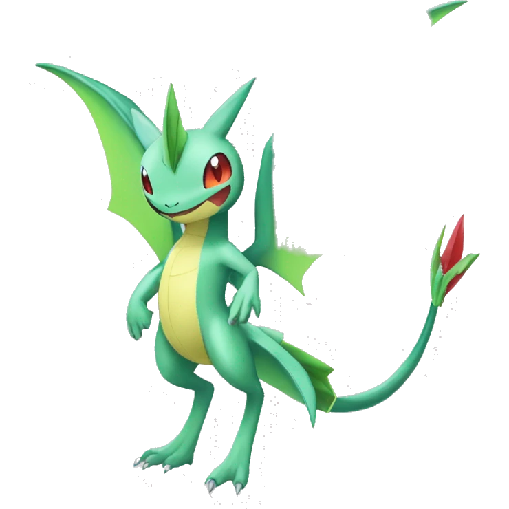 Shiny Vikavolt-Flygon-Pokémon-Fakémon Full Body emoji